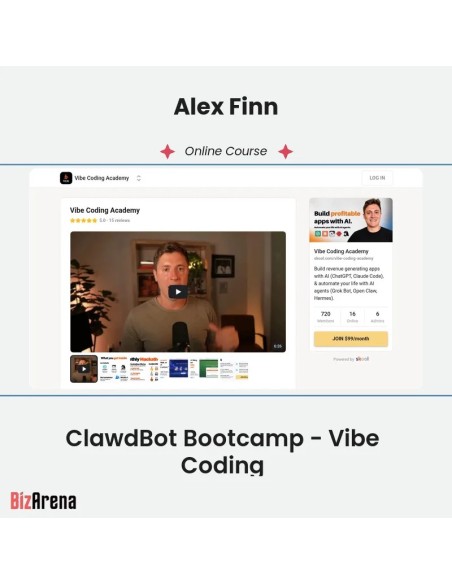 an image of Alex Finn - ClawdBot Bootcamp - Vibe Coding 