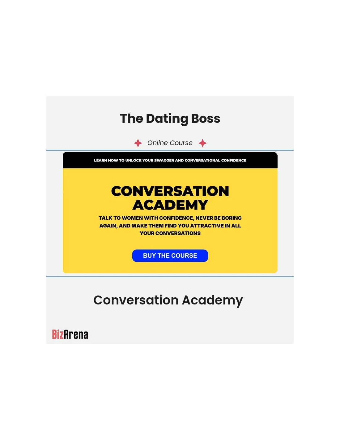 The Dating Boss - Conversation Academy