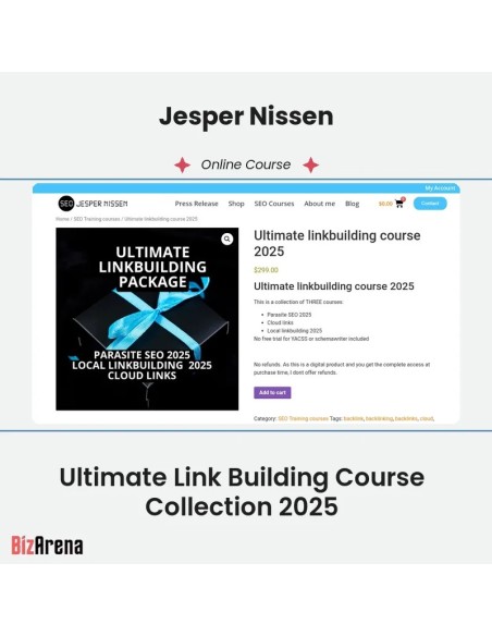 an image of Jesper Nissen - Ultimate Link Building Course Collection 2025 