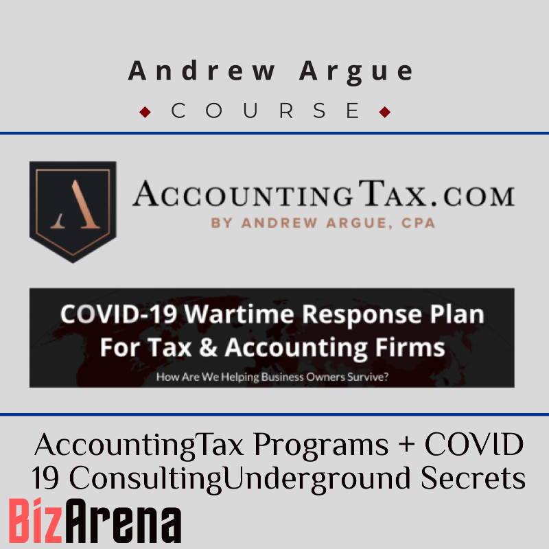 Andrew Argue - AccountingTax Programs + COVID 19 Consulting